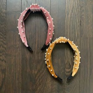 Pearl top knot headbands! Never worn!